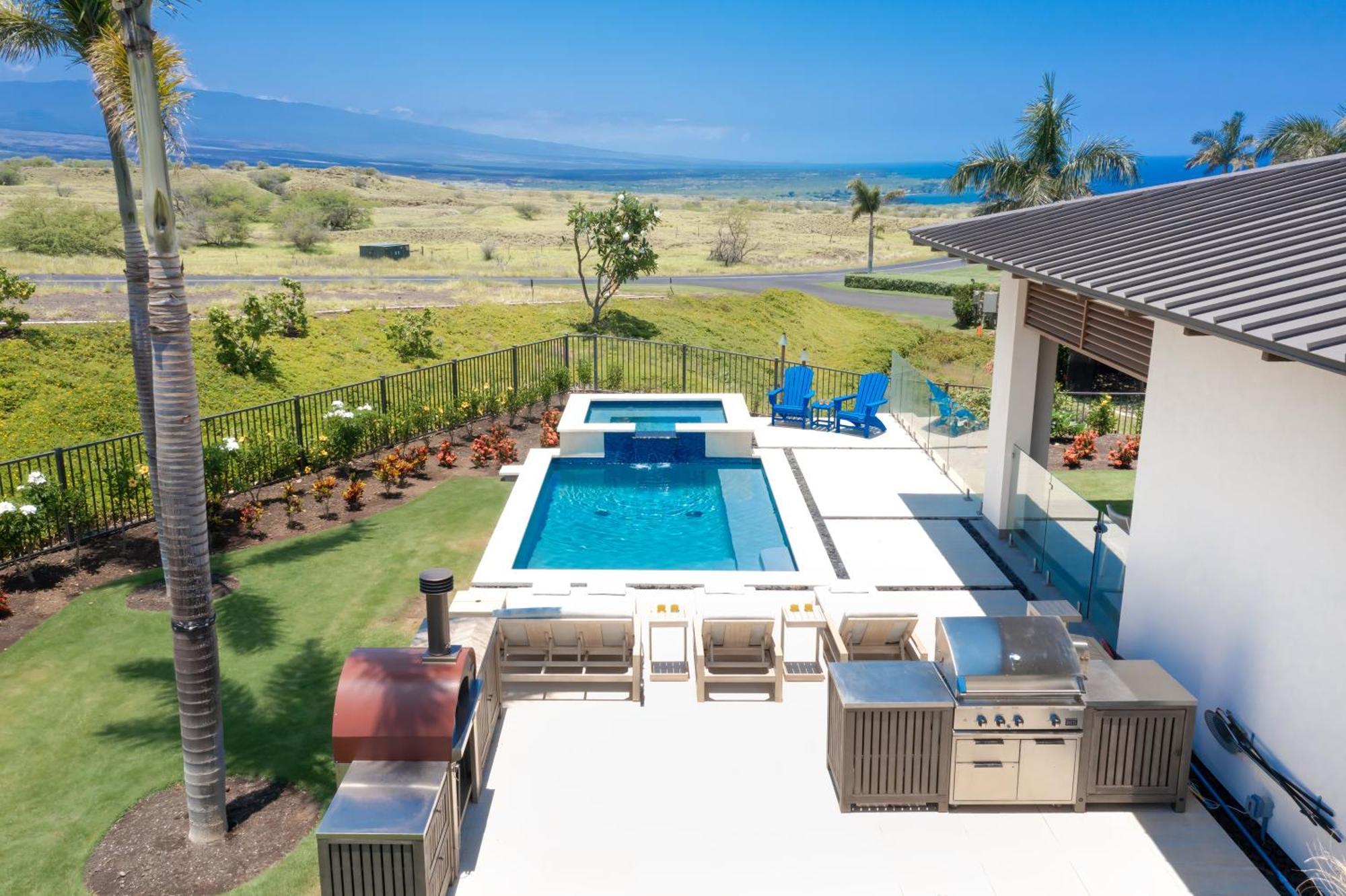 Blue Serenity Luxurious Home In Private Community With Heated Private Pool Spa Detached Ohana Suite Waimea  Exterior photo